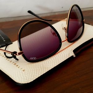 Quay Black-Gold All In Frame